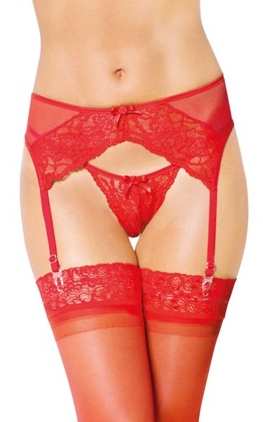 Garterbelt 3317 - Red M/L zdjęcie 1
