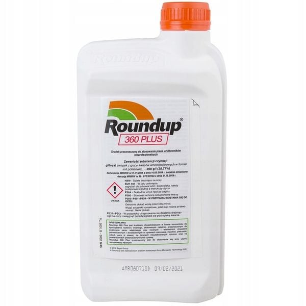 Roundup 360 Plus 1L totalny na chwasty perz zdjęcie 2