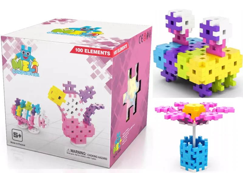 Klocki Meli Constructor Girls (100 sztuk) zdjęcie 1