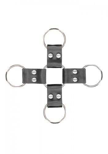 bonded leather hogtie with hand and ankle cuffs na Arena.pl