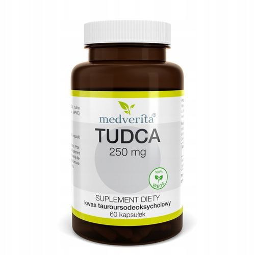 TUDCA 250 mg Kwas Tauroursodeoksycholowy - 60 kaps na Arena.pl