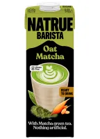 Natrue Barista Oat Matcha Drink Gluten Free, napój owsiany o smaku herbaty matcha 1l