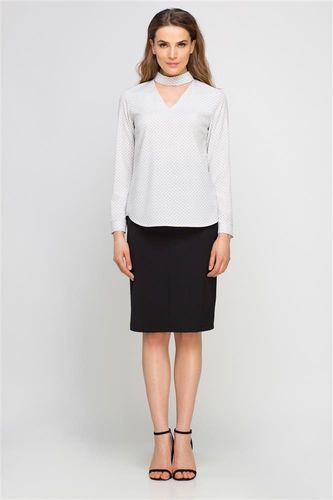 Bluzka z chokerem S (36) na Arena.pl