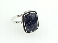 srebrny pierścionek noc kairu pr.925 roz.17