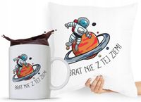 Zestaw Poduszka + Kubek Prezent Brata Braciszka Z Nadrukiem Ze Zdjęciem