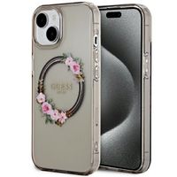 Etui Guess do iPhone 15, iPhone 14, iPhone 12 Pro Max, Czarny, MagSafe