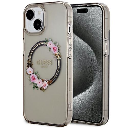 Etui Guess do iPhone 15, iPhone 14, iPhone 12 Pro Max, Czarny, MagSafe na Arena.pl
