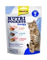 gimcat nutri pockets sea mix przysmak z tauryną dla kota 150g