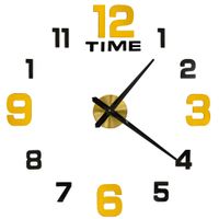 KX3518 Zegar scienny naklejany 12 cyfr 100-120 cm