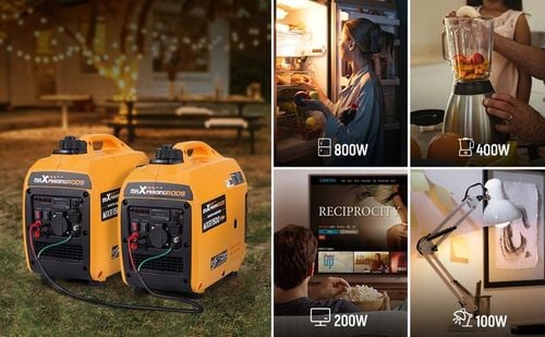 1.2KW Agregat Prądotwórczy Inwertorowy Cichy Generator 11.5kg 58dB na Arena.pl