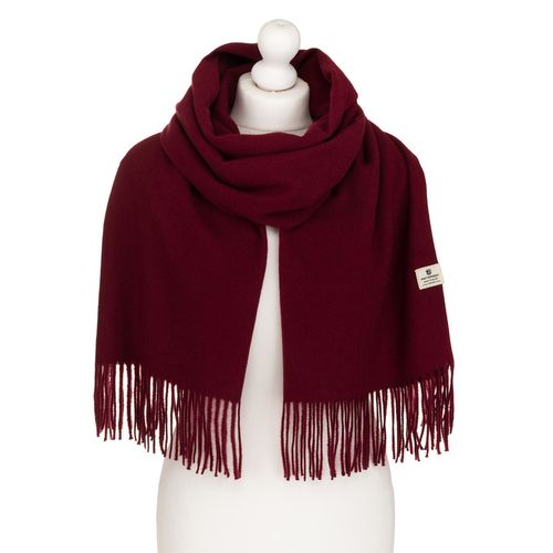 PETERSON szalik duży ciepły elegancki miły w dotyku 180x70 S001 c.bordowy na Arena.pl