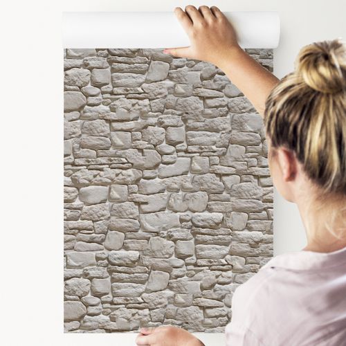 Tapeta Ścienna KAMIENNA Ściana Mur Cegła Efekt 3D na Arena.pl