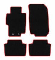 Dywaniki welurowe CARLUX-RED do Honda Accord VII 2002-2008, czarne