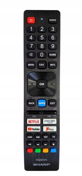 Oryginalny pilot Sharp AQUOS SHW/RMC/0140N oryginał zdjęcie 7