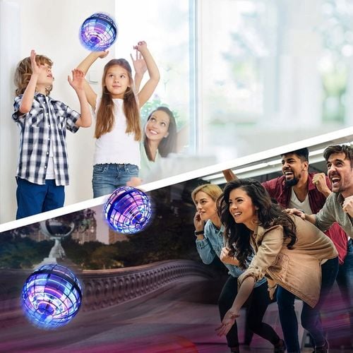 LATAJĄCA PIŁKA LATAJĄCA BOOMERANG SPINNER KULA STEROWANY RĘKĄ LED na Arena.pl