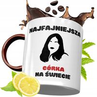 Kubek Bordowy Dla Córki Na Urodziny Prezent Z Nadrukiem Ze Zdjęciem