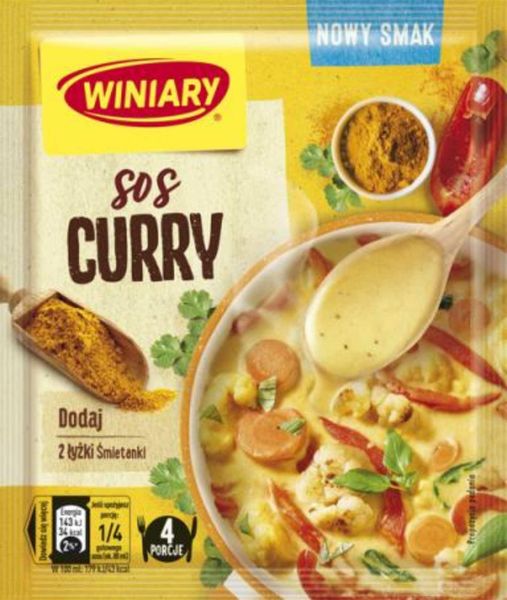 WINIARY Sos Curry 29g zdjęcie 1