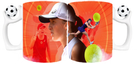 Kubek z uchwytem dla Fana Iga Świątek