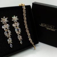 Komplet ślubny MOREE gold + ROSANA gold