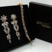 Komplet ślubny MOREE gold + ROSANA gold