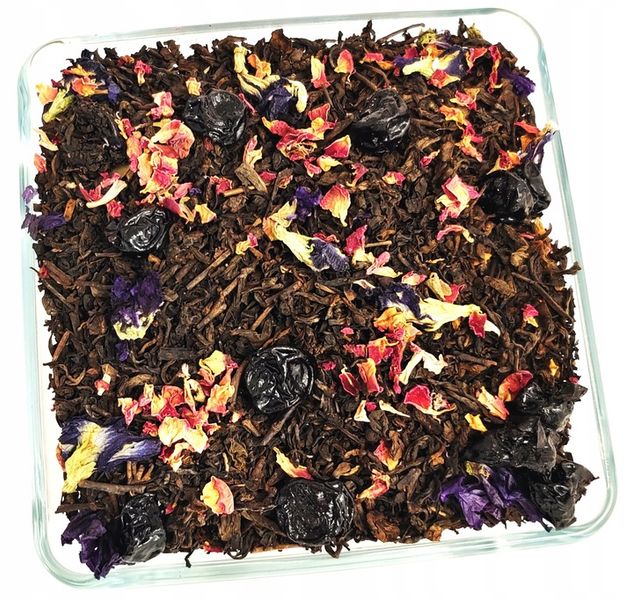 Herbata czerwona arom. PU-ERH CHIŃSKA WIŚNIA 1 kg zdjęcie 1