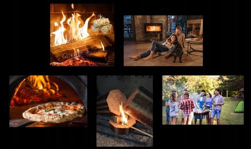 Podpałka Rozpałka Ekologiczna do Kominka Pieca Grila Eco Super Wydajna 2Kg na Arena.pl