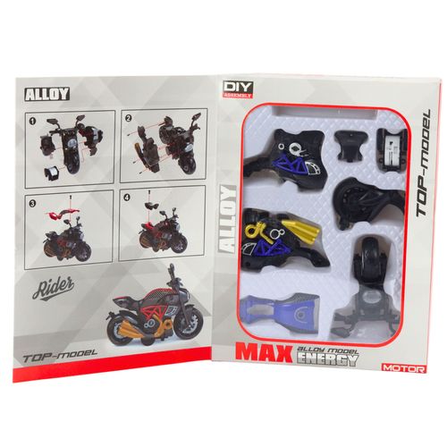 MODEL MOTOCYKLA  DO SKŁADANIA  NIEBIESKI na Arena.pl