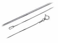 Srebrny łańcuszek linka 50 cm o okrągłym przekroju srebro 925 ML380