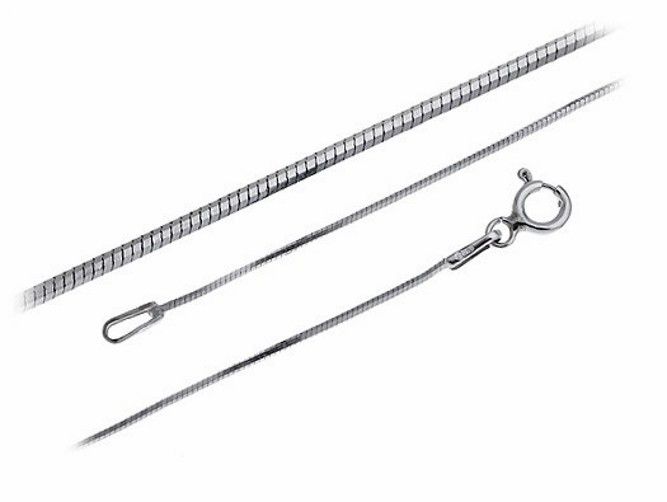 Srebrny łańcuszek linka 55 cm o okrągłym przekroju srebro 925 ML380 zdjęcie 1