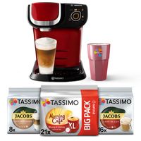 Ekspres kapsułkowy Bosch Tassimo My Way CZERWONY +3x Tassimo + kubek GRATIS