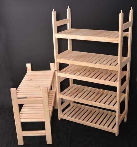 Regał sosnowy modułowy 3 półki 60x44x25 cm na Arena.pl