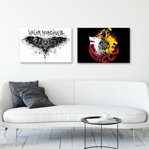 Obraz na płótnie - Canvas, Walka o tron 70x50 na Arena.pl