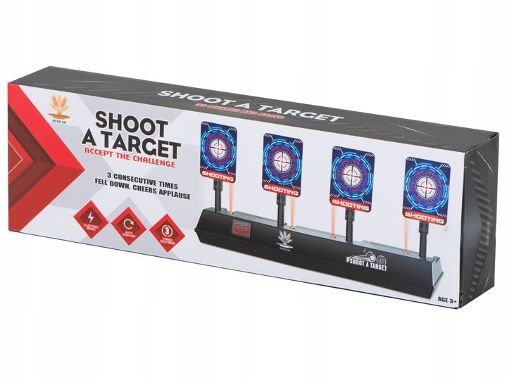 TARCZA ELEKTRONICZNA DO STRZELANIA NERF CEL CYFROW zdjęcie 7