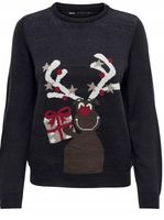 Only Onlxmas Happy L/S Pullover Box Bluza KNT L