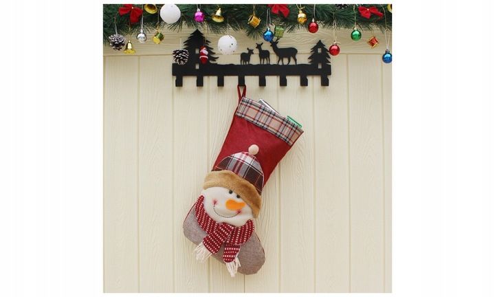 3x SKARPETY Skarpeta ŚWIĄTECZNE PREZENTY KOMINEK OZDOBNA GWIAZDOR DEKORACJA zdjęcie 4