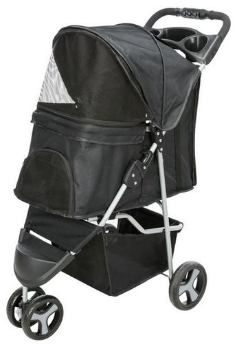 Wózek spacerowy dla psów kotów starszych chorych Trixie 47x100x80cm czarny na Arena.pl