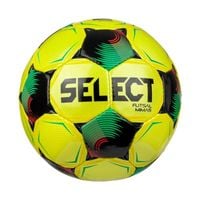 Piłka nożna Select Futsal Mimas v26 FIFA Basic żółto-czarna-zielona 200954 310022 r. — Rozmiar: 4