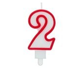 świeczka urodzinowa ''2''  pf-scc/2