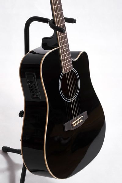Gitara e-akustyczna Harley Benton D-120CE BK zdjęcie 9