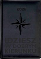 Kalendarz TYGODNIOWY A6 2026 z grawerem Planer książkowy RÓŻNE WZORY NAPIS