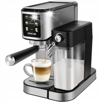 Kolbowy ekspres ciśnieniowy Sencor SES 4910SS 1350 W srebrny/szary
