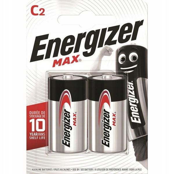 8x ENERGIZER MAX LR14 C Bateria Alkaliczna zdjęcie 2