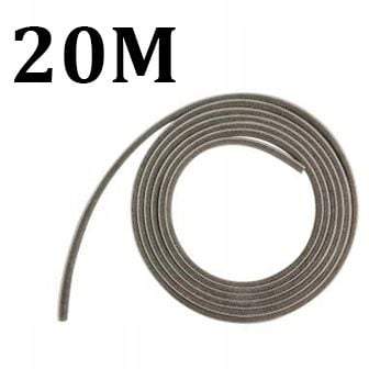 Szczotka odbojowa uszczelka z klejem SZARA 7x4 mm - 20M na Arena.pl