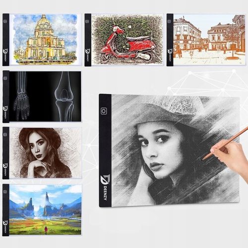 TABLET GRAFICZNY Deska Kreślarska TABLICA DO RYSOWANIA + Rękawiczka GRATIS na Arena.pl