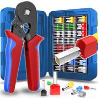 ZACISKARKA DO TULEJEK PRZEWODÓW KABLI PRASKA KONEKTORÓW 1200 SZT 0,25-10mm²