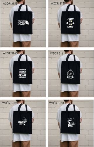 Eko Torba z nadrukiem napis DOBRY DZIK na Arena.pl