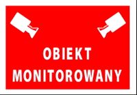 ZI-36 - ZNAK TABLICA - OBIEKT MONITOROWANY 17X25