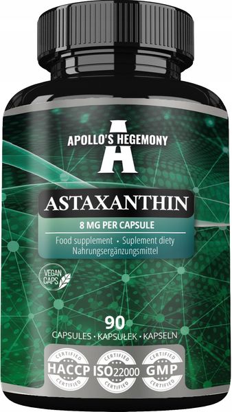 APOLLO'S HEGEMONY Astaxanthin 90 kaps. astaksantyna zdjęcie 1