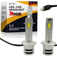 Zestaw LED H1 XENDE CANBUS HOMOLOGACJA MINI +700% żarówki LED mocne 1:1