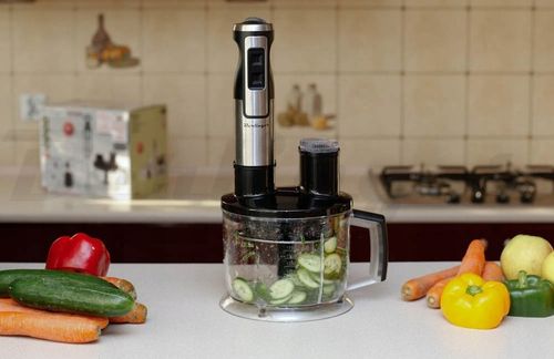 Blender ręczny robot kuchenny 1400W metalowy mikser, trzepaczki na Arena.pl